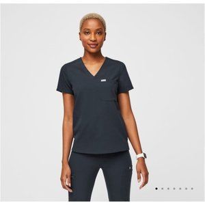 Figs Dark Harbor Catarina Scrub Top